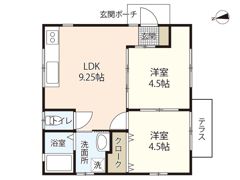 コーポ東山本の間取り画像