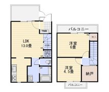 ハウスタカキ2の間取り画像