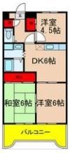 ハイツドエルの間取り画像