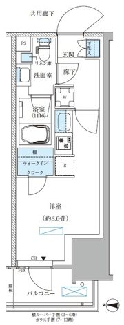 パークアクシス??島コンフォートスクエアの間取り画像