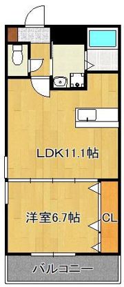 No.65 クロッシングタワーORIENT BLD.の間取り画像
