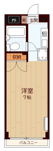 南林間FTマンションの間取り画像