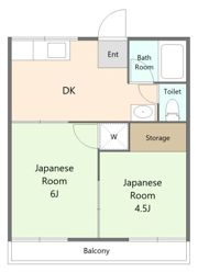 辻サンハイツの間取り画像