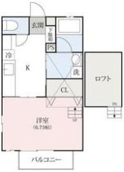メイプルハイツK棟の間取り画像