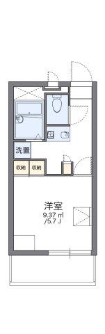 レオパレスメープルの間取り画像