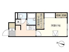 レオパレスフクシマの間取り画像
