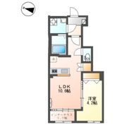 三里塚 アパートⅢ期新築工事の間取り画像