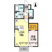 グランデ上冨居の間取り画像