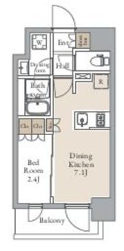 グランカーサ三ノ輪Ⅱの間取り画像