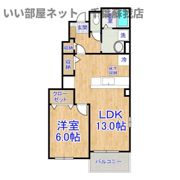 ジーナル1の間取り画像