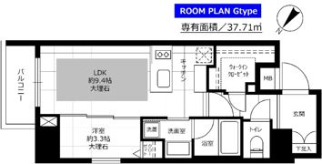 グランドコンシェルジュ蒲田の間取り画像