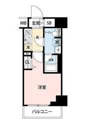 マイナビSTAYモンターニュ西横浜（GENOVIA西横浜）の間取り画像
