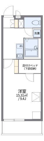レオパレスグリーンヒルズ花園の間取り画像
