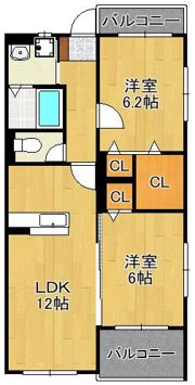 シエラ戸畑の間取り画像