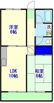 サンハイツ富士見の間取り画像