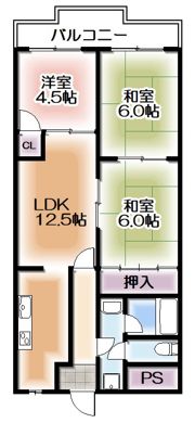 グランドール福川の間取り画像
