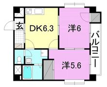 ライラック3の間取り画像