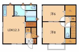緑が丘戸建 A棟の間取り画像