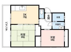 ピースフルマンションの間取り画像