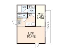 ウィズパーク可部南の間取り画像