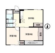 アントワーヌ富山Ⅱの間取り画像