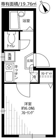 ディアコート大倉山Ⅰの間取り画像