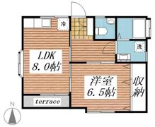 ハイムAの間取り画像