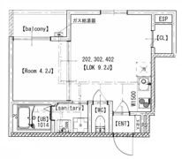 M-City大阪十三の間取り画像