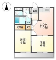 アメニティ堀南Bの間取り画像