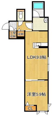 シャーメゾン南丘の間取り画像