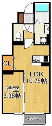 ジェントル篠崎の間取り画像