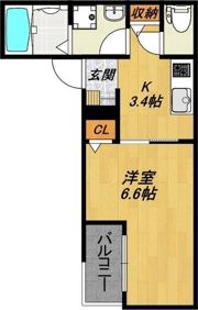 LE COCON 北名古屋Ⅱの間取り画像