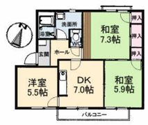 フレグランス上野の間取り画像