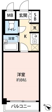 フォルトゥナ日本橋の間取り画像