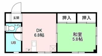 長官山ハイツの間取り画像