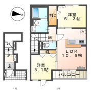 オードゥルレストの間取り画像