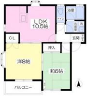 ファミリーパレス中里Aの間取り画像
