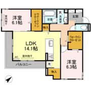 リベラⅡの間取り画像