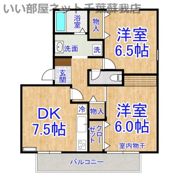 コスモパークCの間取り画像