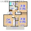 コスモパークCの間取り画像