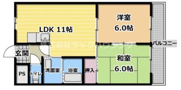 ウインドヒル守口の間取り画像