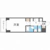 QCフラット北堀江の間取り画像