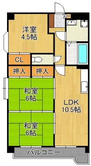 クレベール鷹の巣の間取り画像