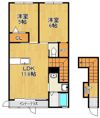 パルティール C棟の間取り画像
