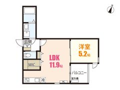 （仮称）東原1丁目アパートの間取り画像