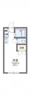 レオパレスリヴェール杉原の間取り画像