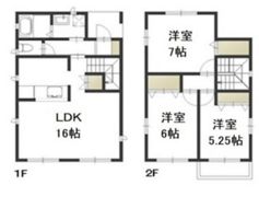 国富戸建貸家（619-4-3）の間取り画像