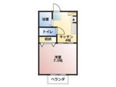 エクセルAの間取り画像