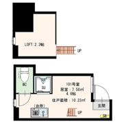 クロノス神楽坂の間取り画像