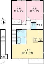 オーレ住吉の間取り画像